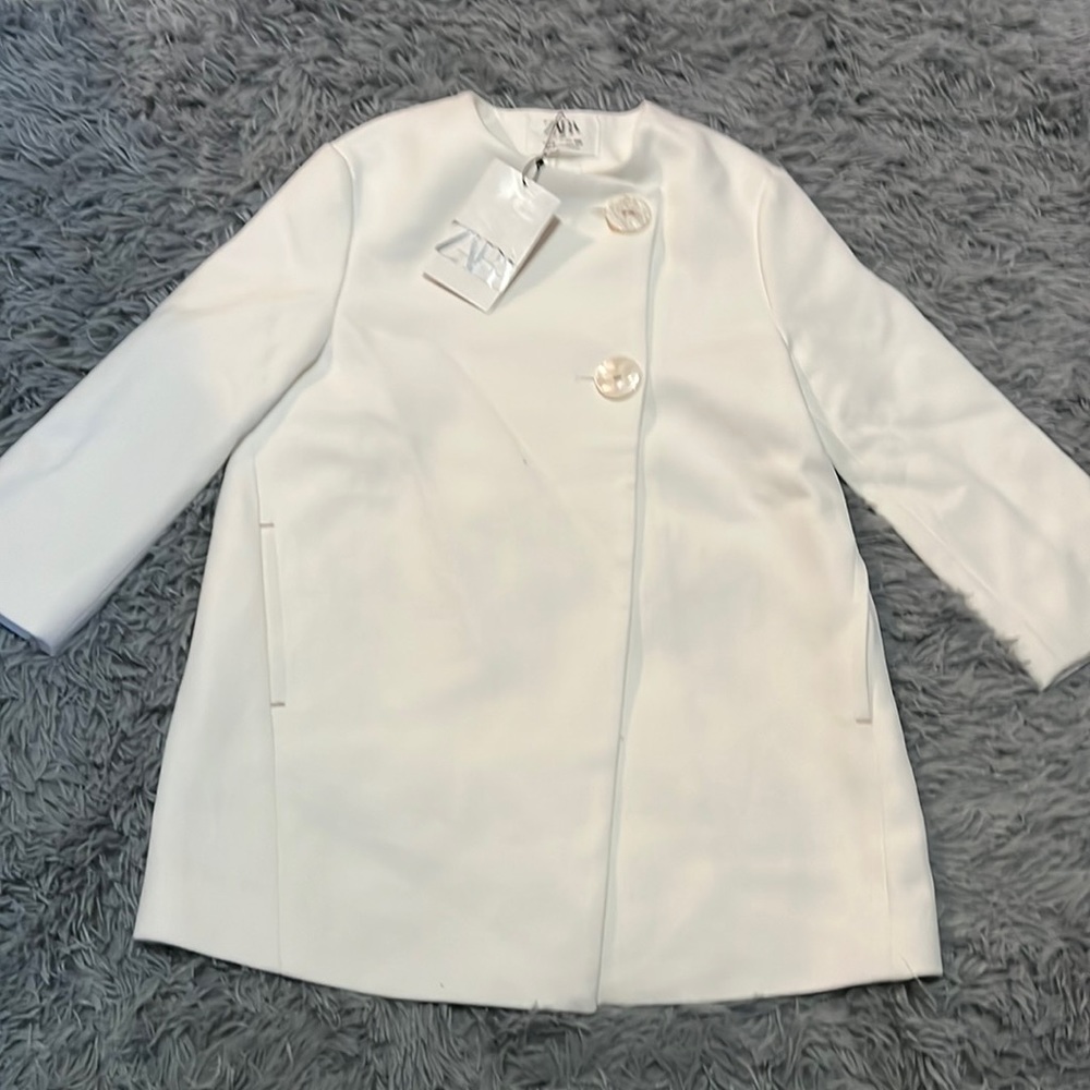 Girls Zara Peacoat • BNWT